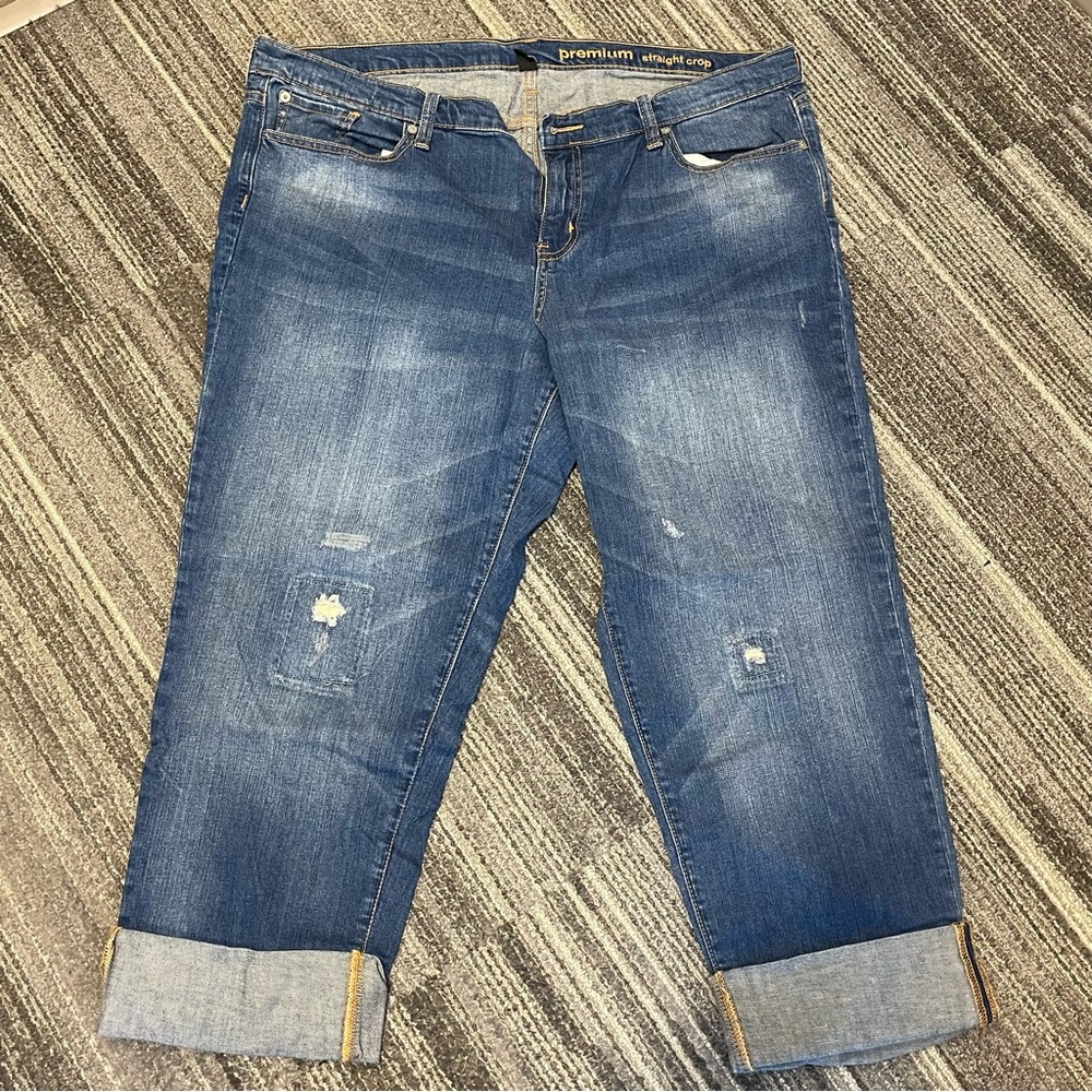 Gap Straight Crop Jeans